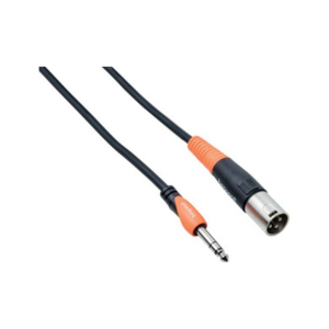 Bespeco SLSM600 Jack Stereo / XLR 3 Pole Male (6 Mtr)