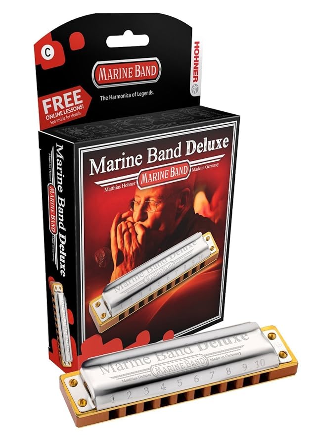 Hohner Marine Band Deluxe Harmonica Key-C M200501X