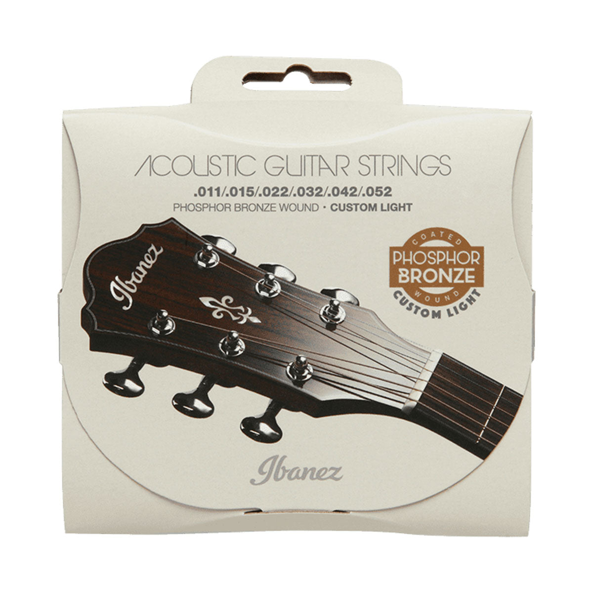 Ibanez IACSP62C Coated Acoustic Guitar String Phosphor Bronze Wound 011-052