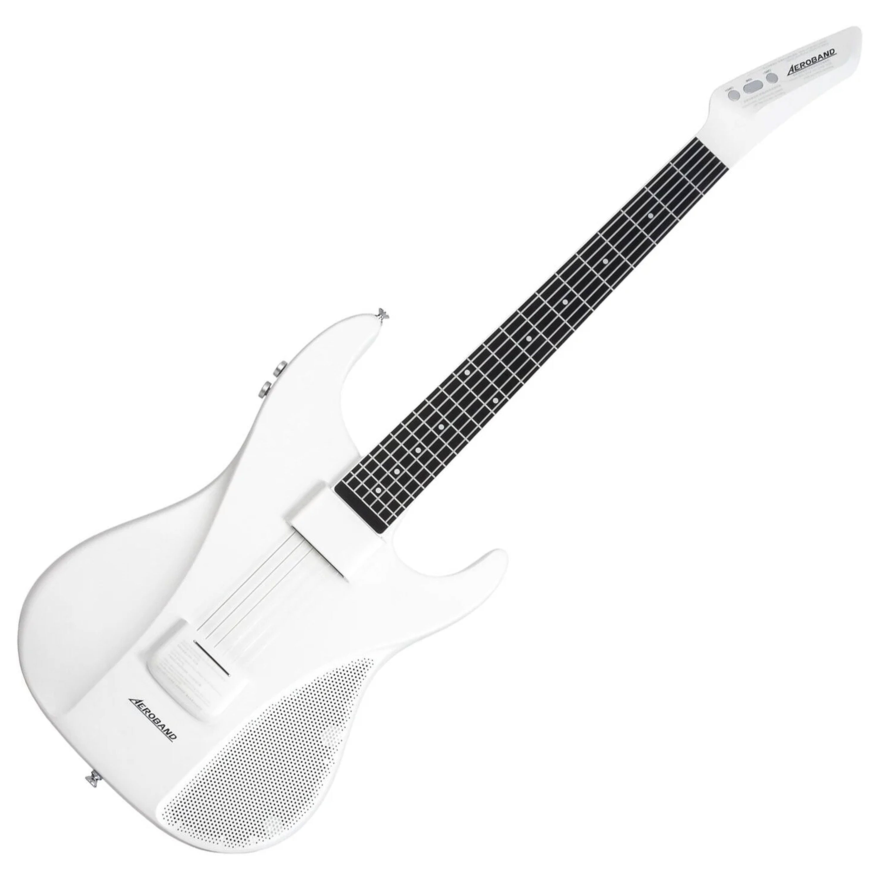 Aeroband AG01V2B-M-B Guitar With Gig Bag - White