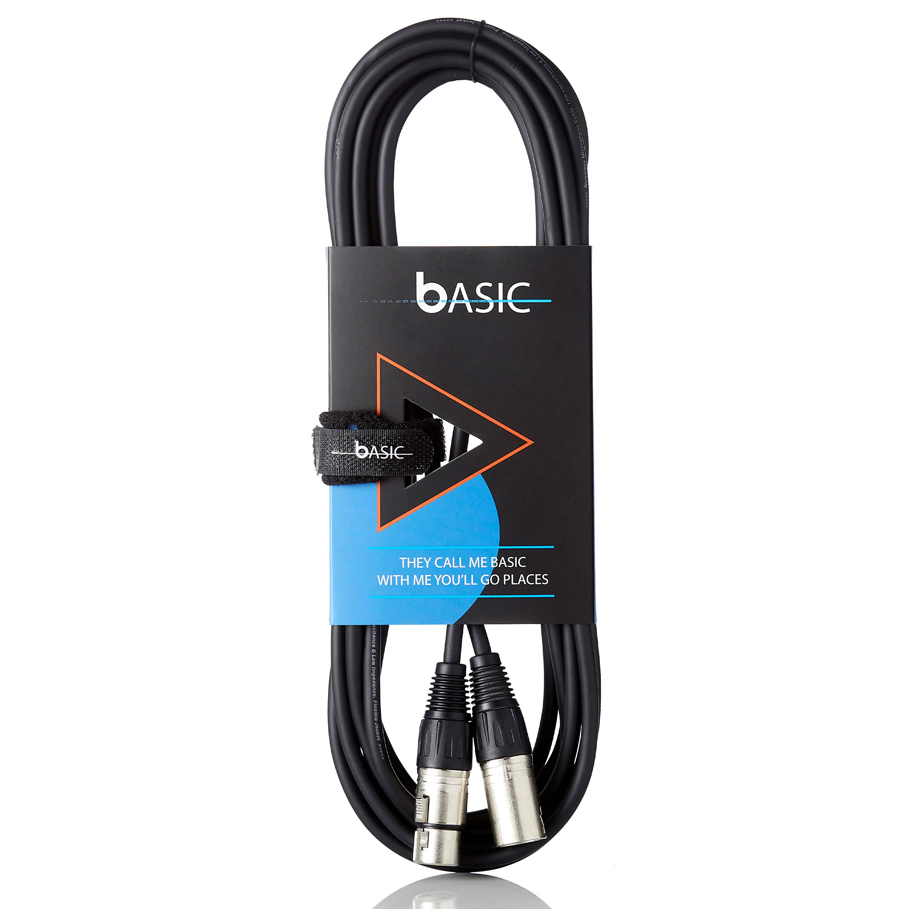 Bespeco BSMB300 Microphone Cable XLR3P F/XLR 3P M 3Mtr