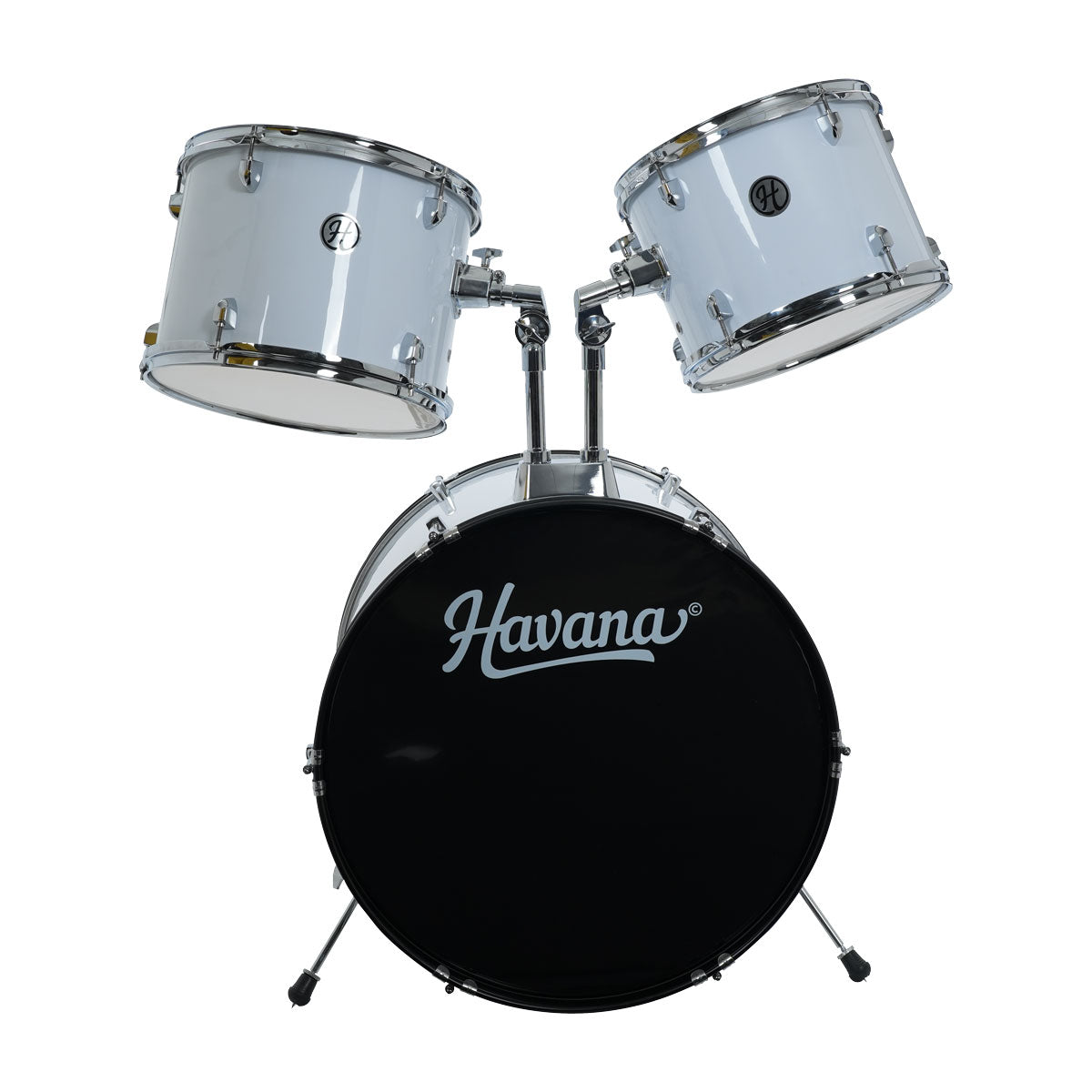 Havana HV 522WH Acoustic Drum (full kit) 5PCs set including Hardware