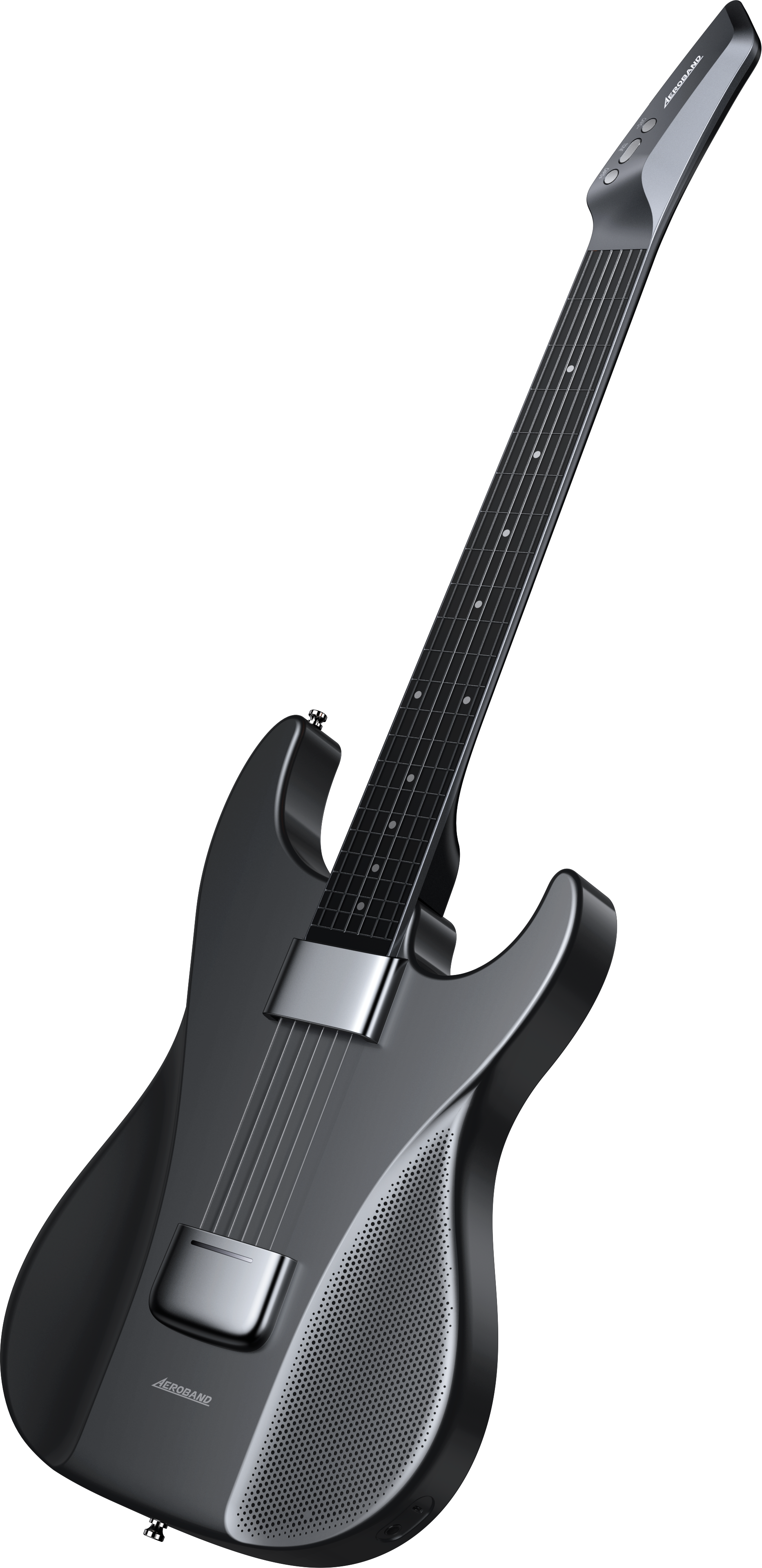 Aeroband AG01V2B-M-B Guitar With Gig Bag - Black