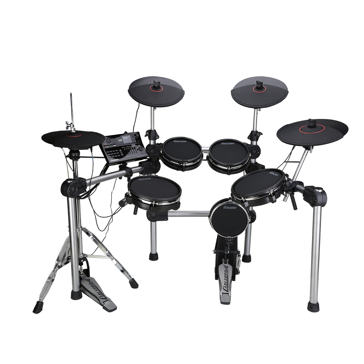 Carlsbro CS D600 9 Piece Electronic Mesh Head Drum Kit - Black