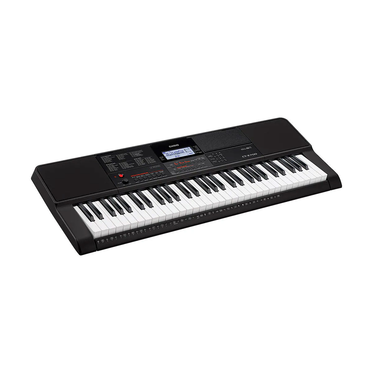 Casio CT-X700 61-Key Touch Sensitive Portable Keyboard with Carry Case (Black)