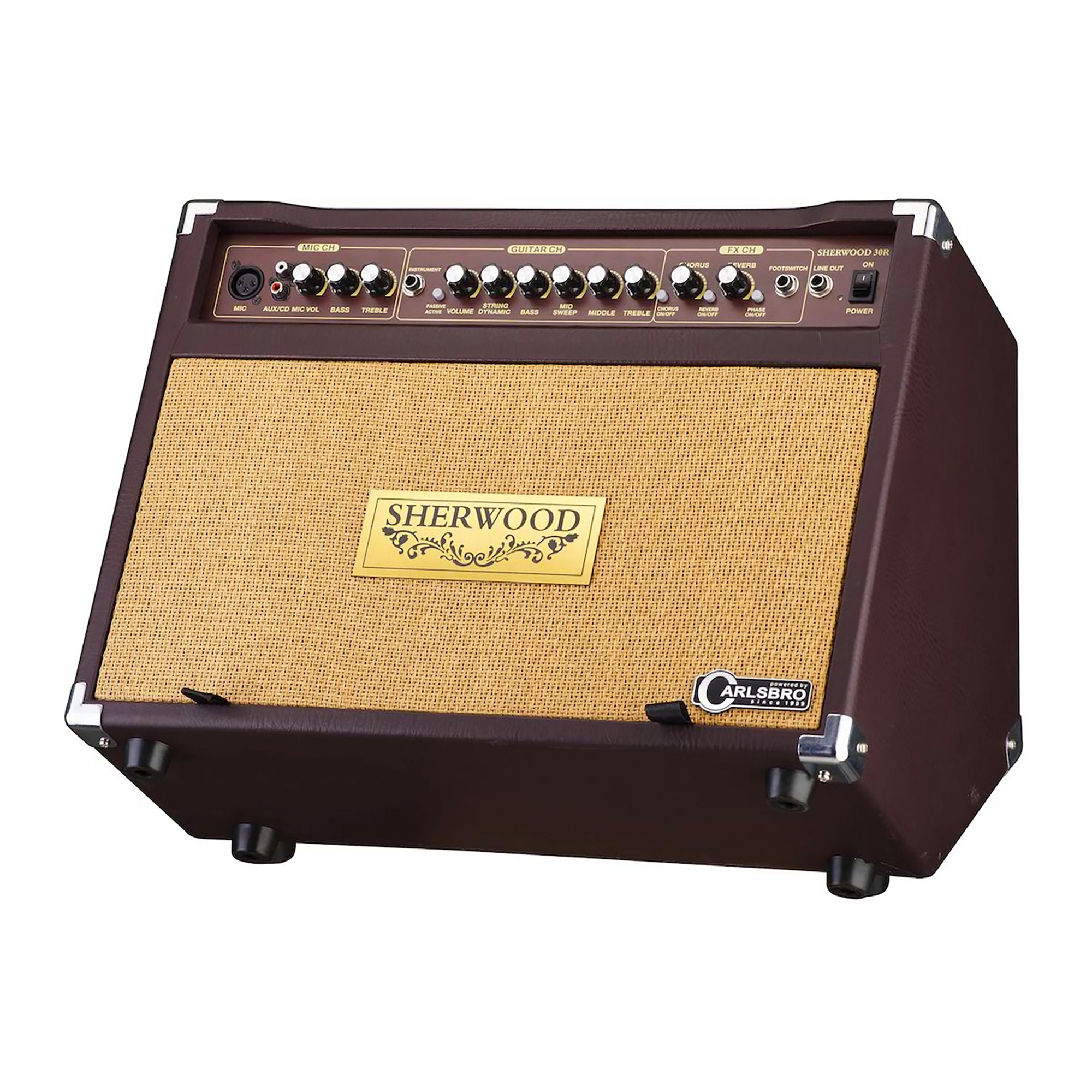 Carlsbro SHERWOOD 30R Acoustic Guitar Amp 30W, 2 Input