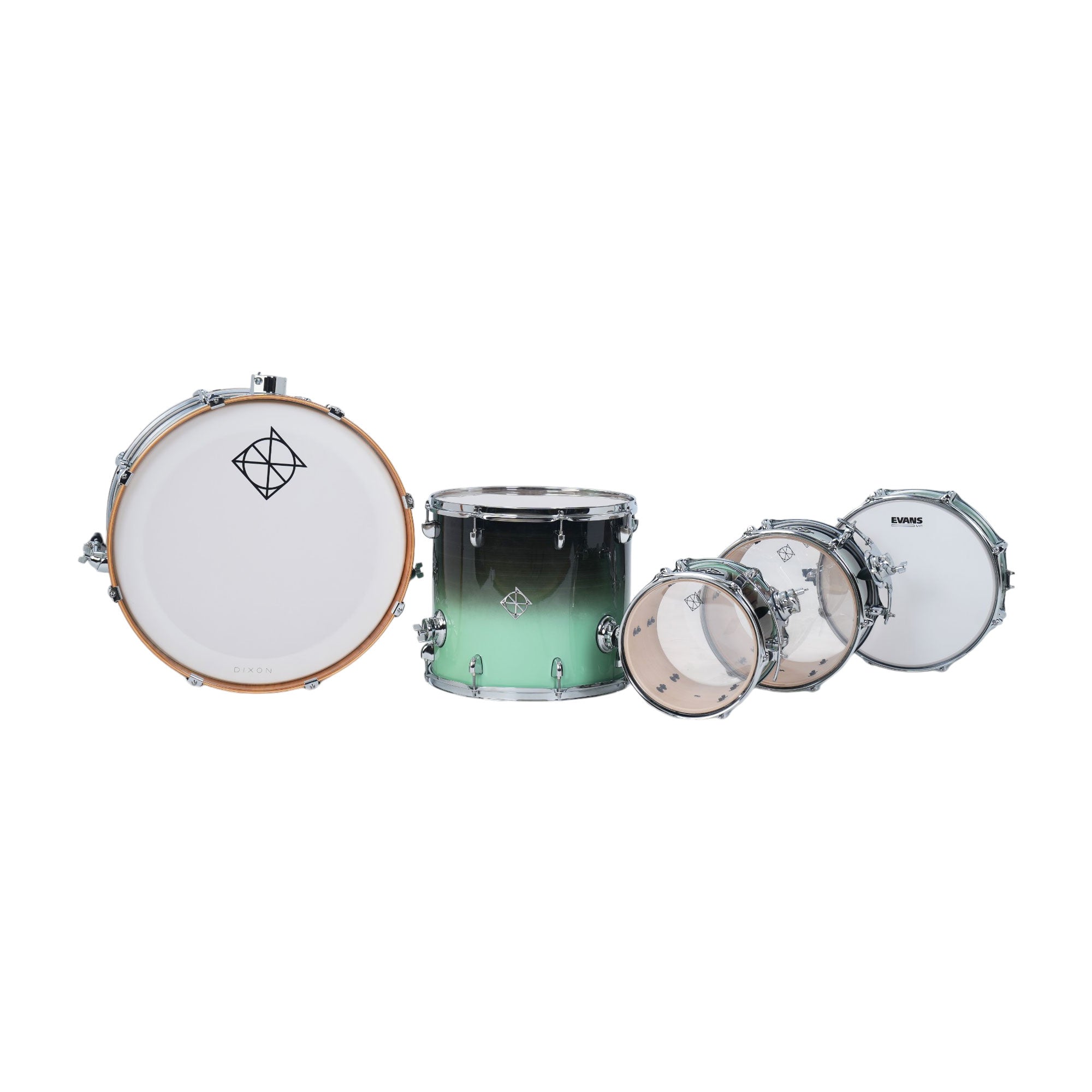 Dixon PODFM522GIF Dixon Fuse 5 Pcs Maple Gloss Green Ice Fade