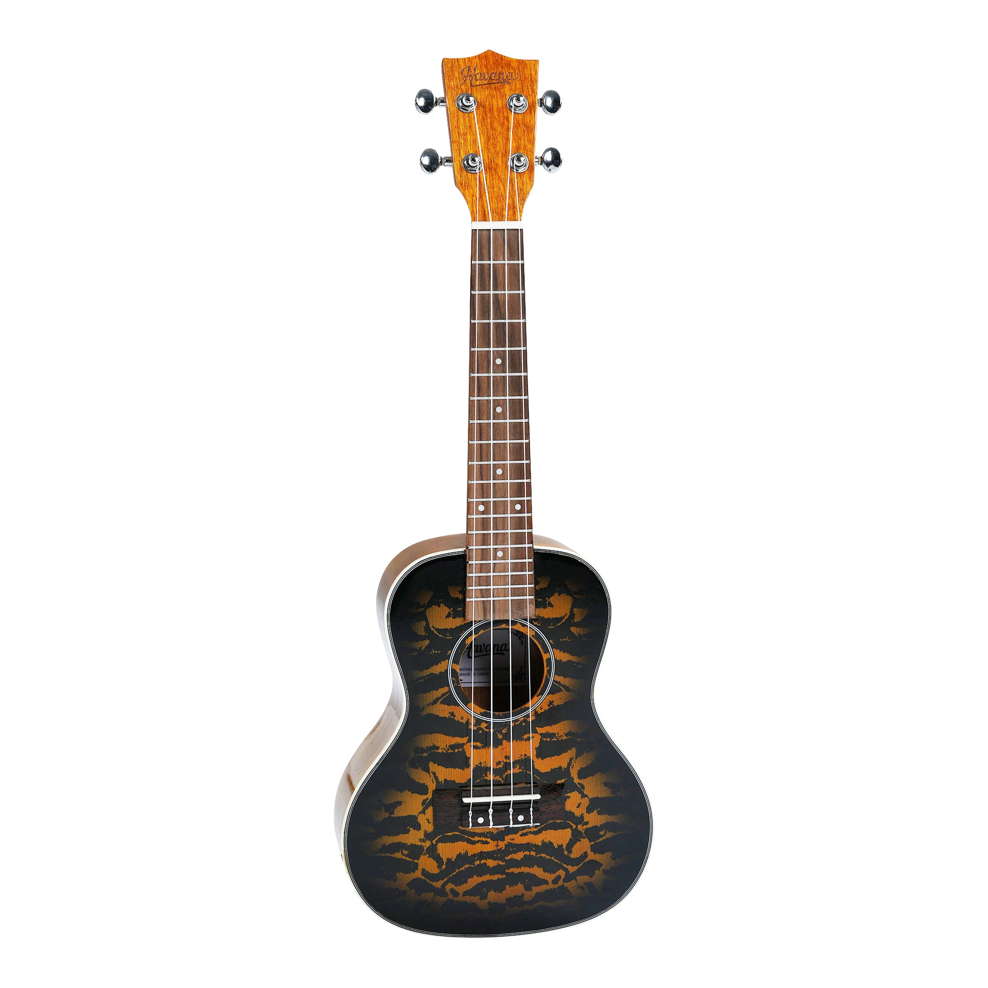 Havana QUK24 Tiger Flame Sunburst