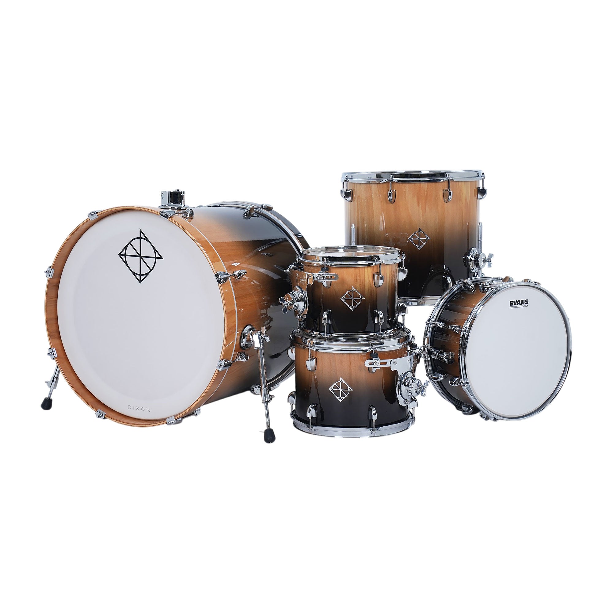 Dixon PODFM522NBF 5 Pcs Maple Gloss Natural To Black Fade