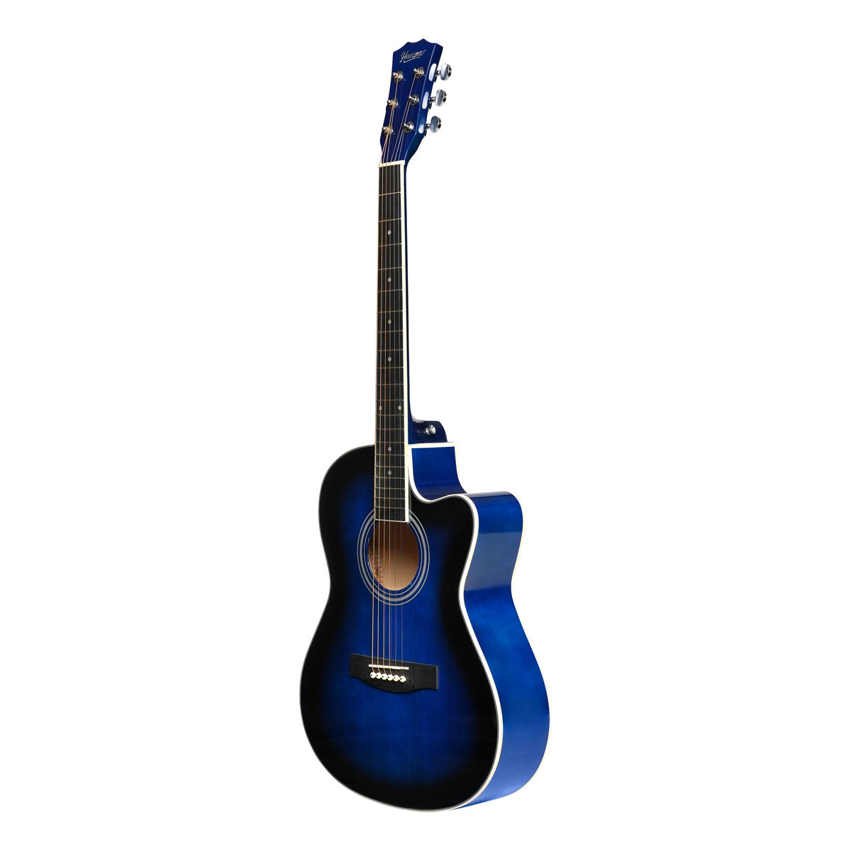 Havana HAC-39 Cutaway Acoustic Guitar - Blue