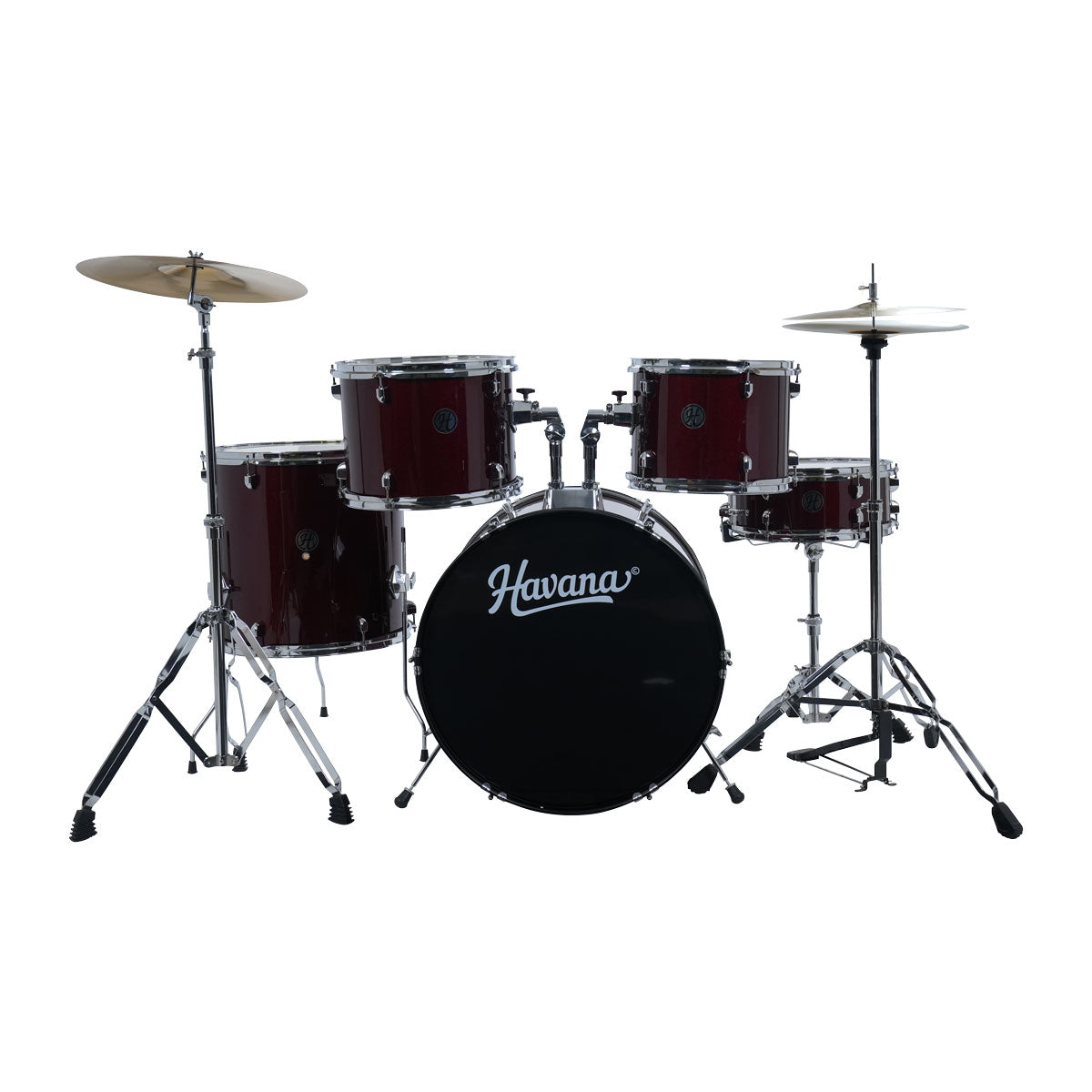 Havana HV 522 WR Acoustic Drum (full kit) 5PCs set including Hardware