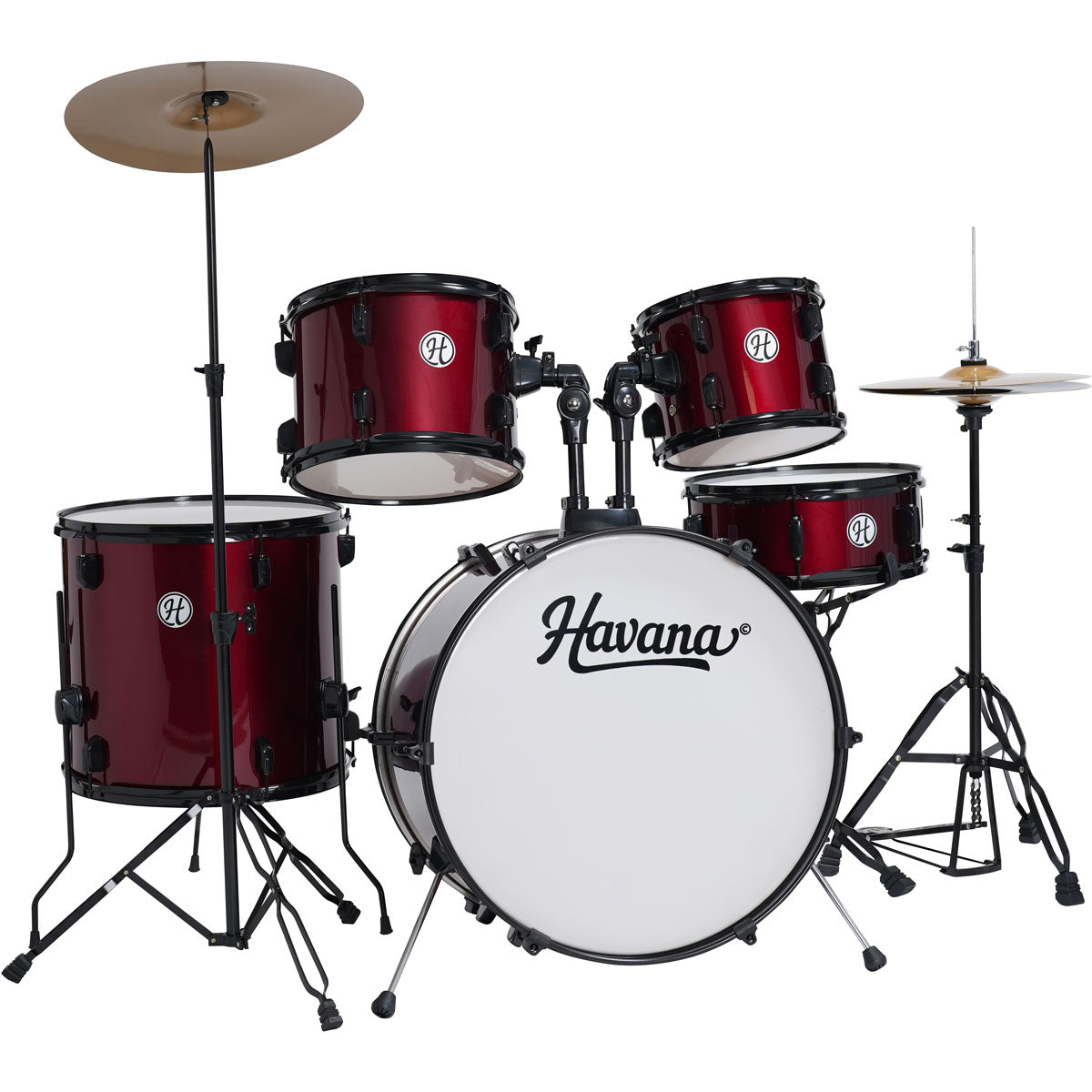 Havana HV 522 Acoustic Drum (full kit) 5PCs set including Hardware