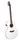 BreedLove Discovery S Concert Satin White CE European-African Mahogany