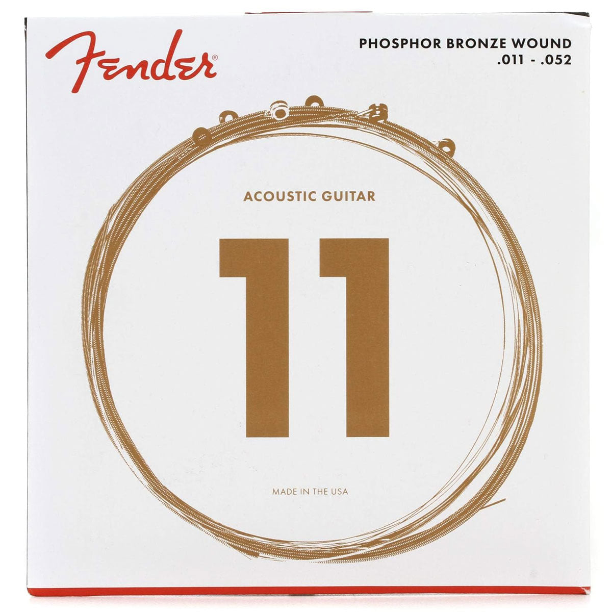 Fender Phosphor Bronze Acoustic Guitar Strings (0730060405)