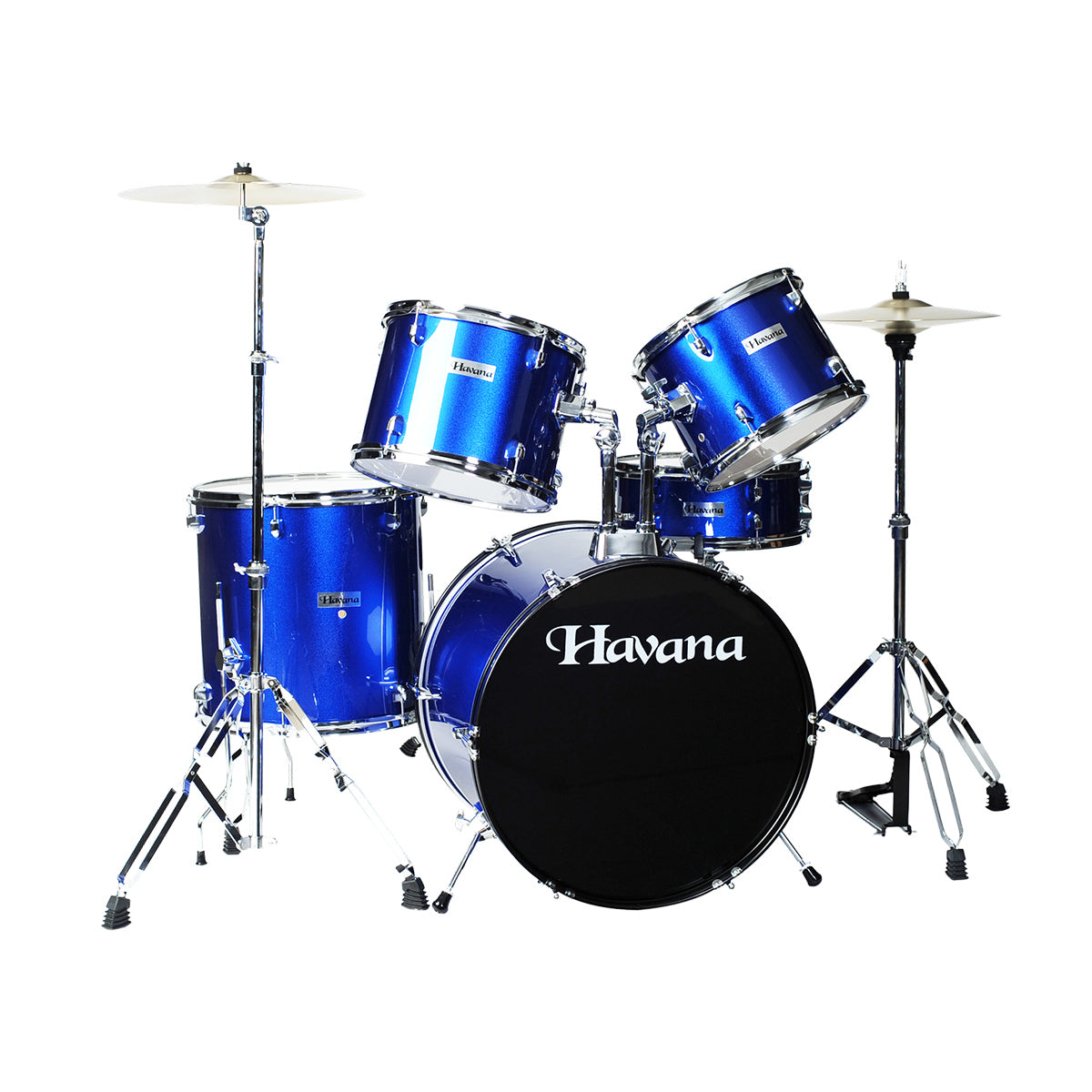 Havana HV 522 BL Acoustic Drum (full kit) 5PCs set including Hardware