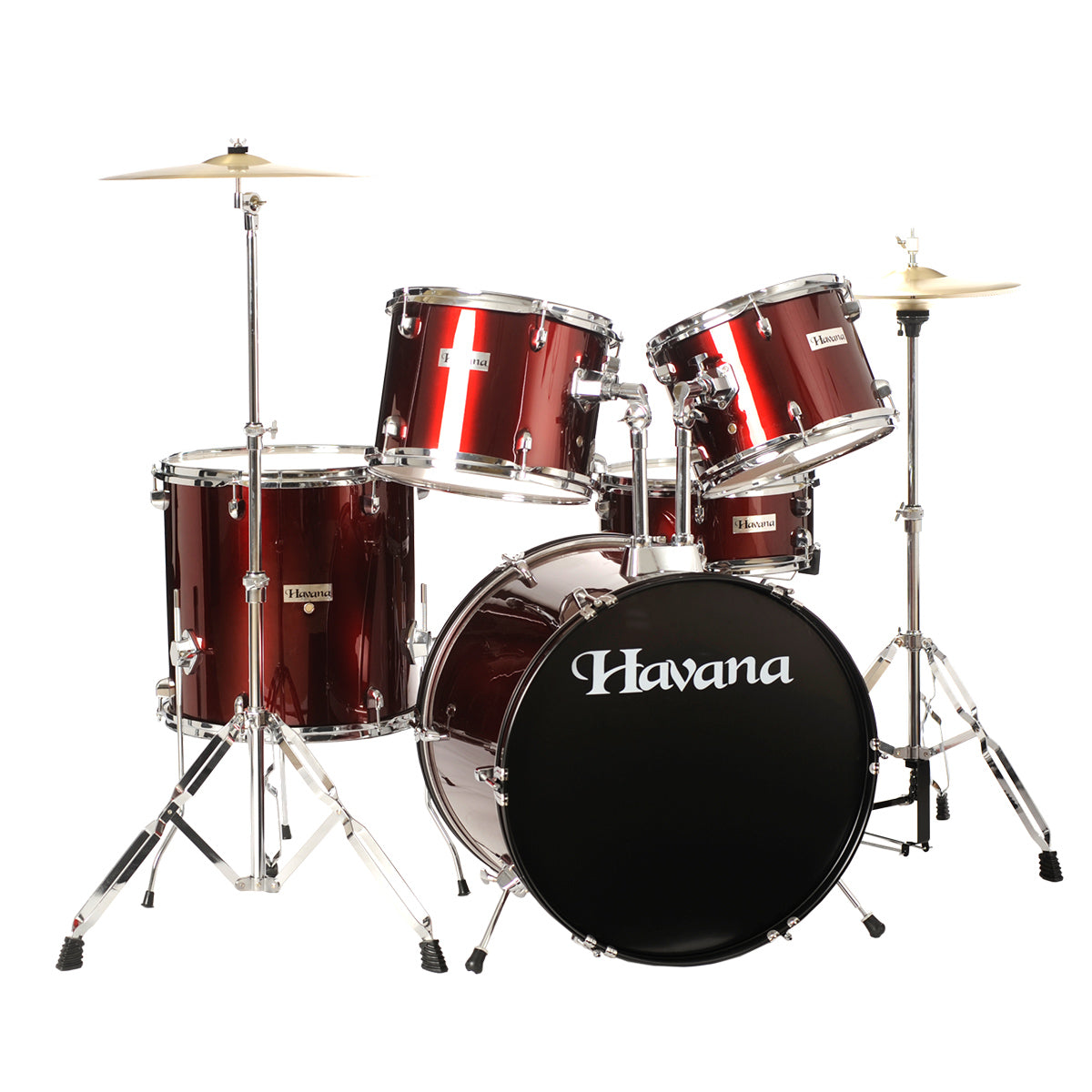 Havana HV 522 WR Acoustic Drum (full kit) 5PCs set including Hardware