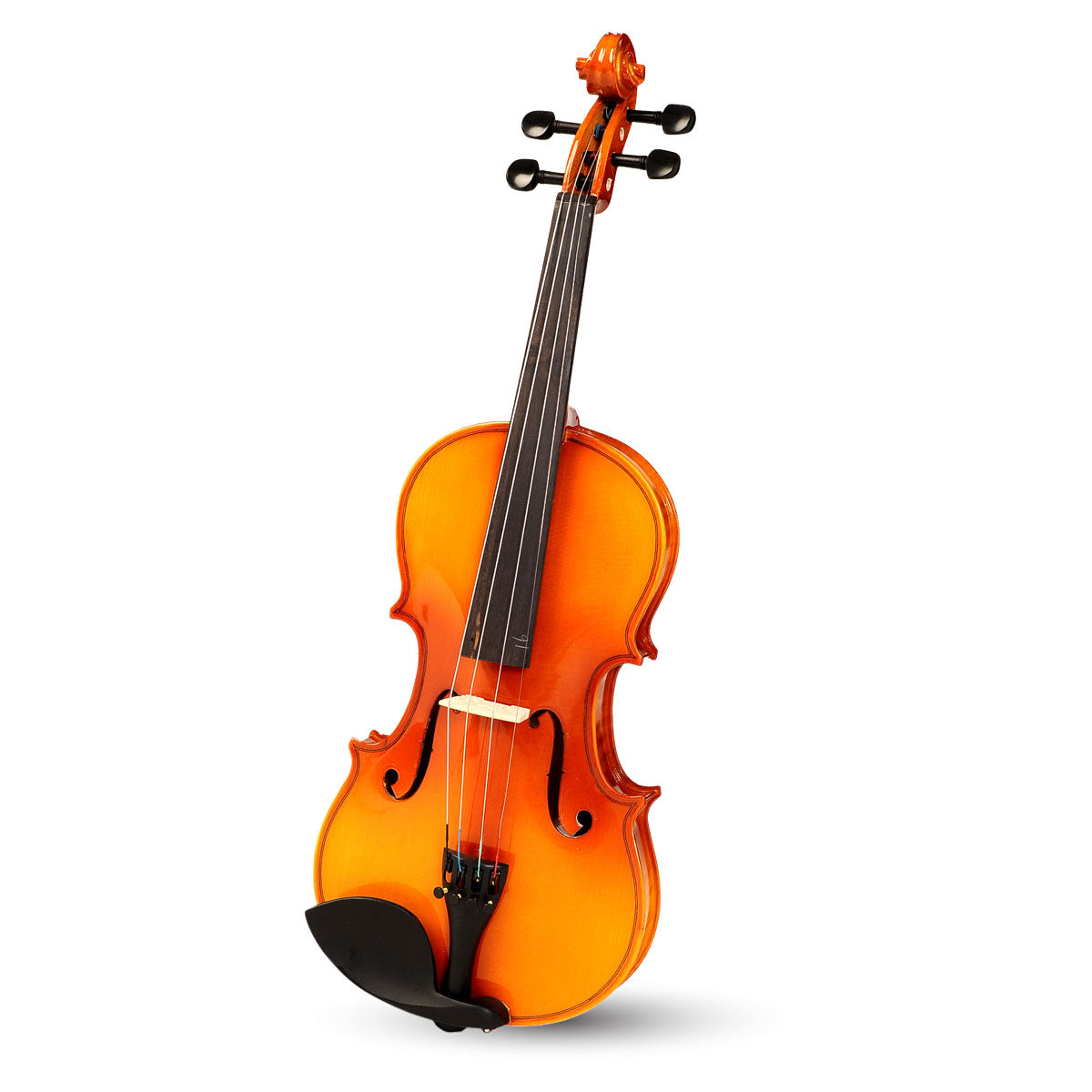 Havana MV1412F 3/4 Size Violin with Case, Ebony Pegs