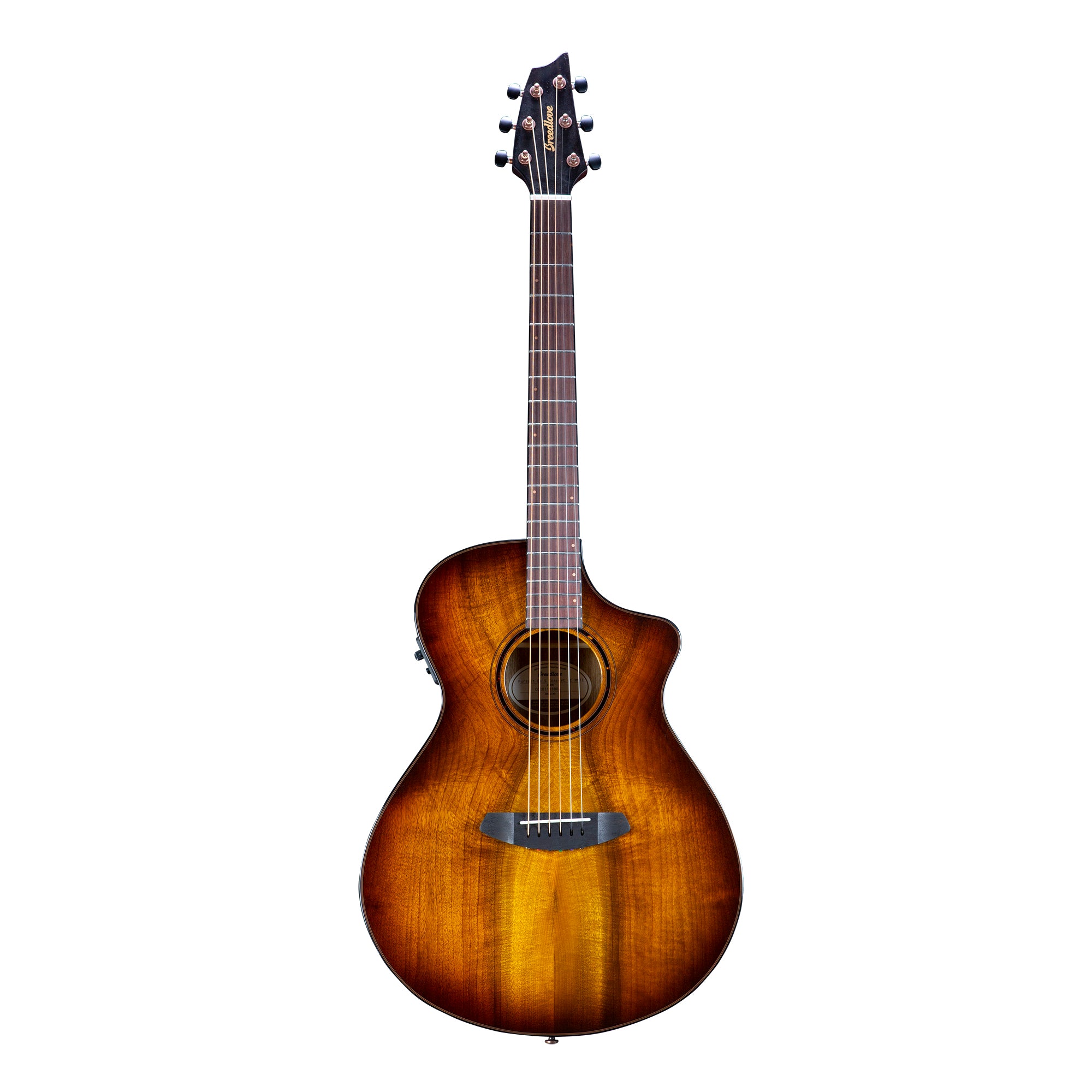 Breedlove Pursuit Exotic S Concert Tiger's Eye CE Myrtlewood-Myrtlewood