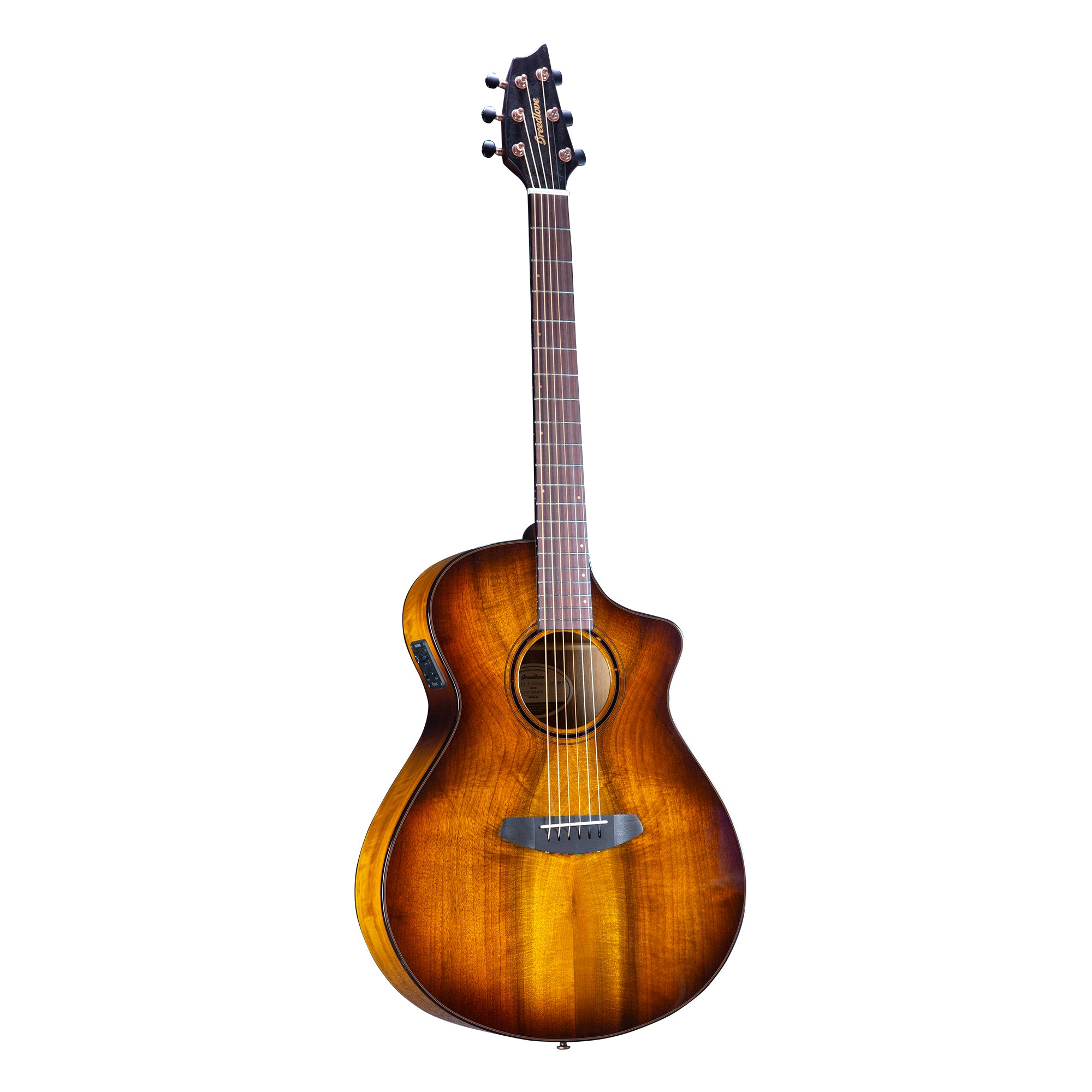 Breedlove Pursuit Exotic S Concert Tiger's Eye CE Myrtlewood-Myrtlewood