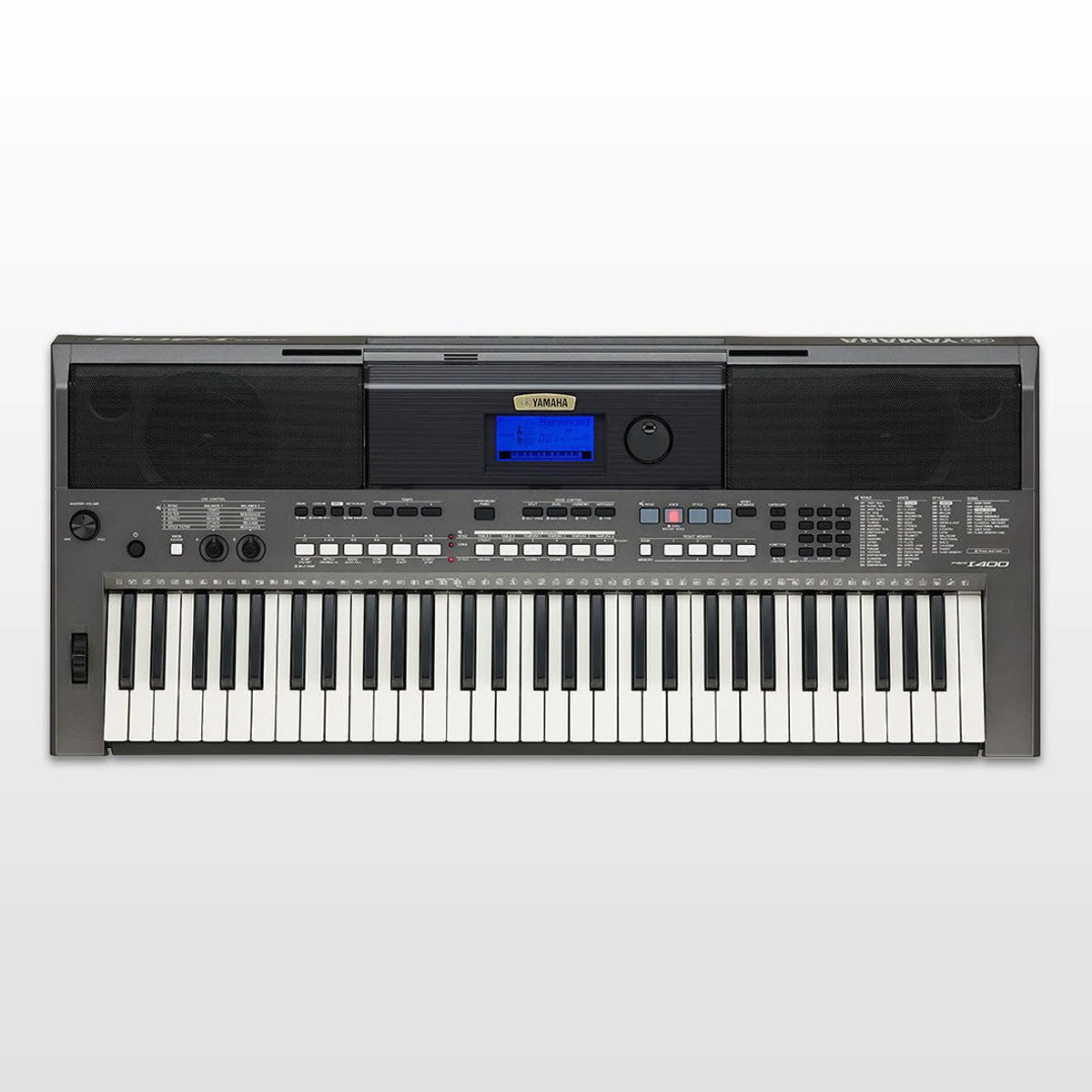Yamaha PSR-I400 61-Key Portable Keyboard, Metallic Dark Grey