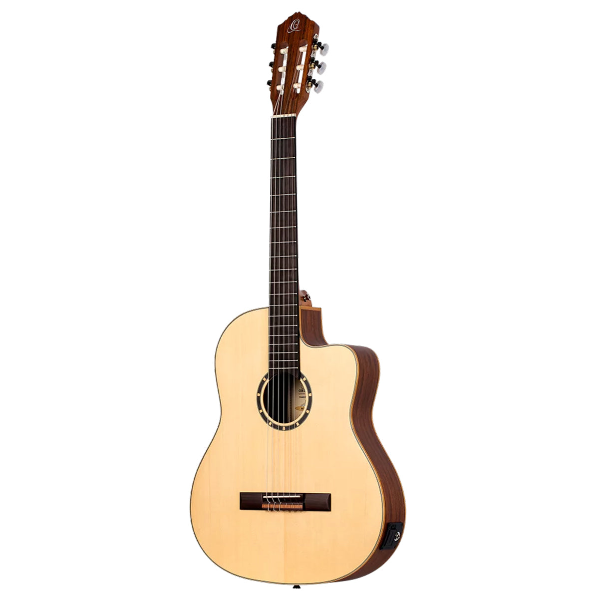 Ortega RCE125SN Thinline 6 String Electro Classical Guitar - Natural