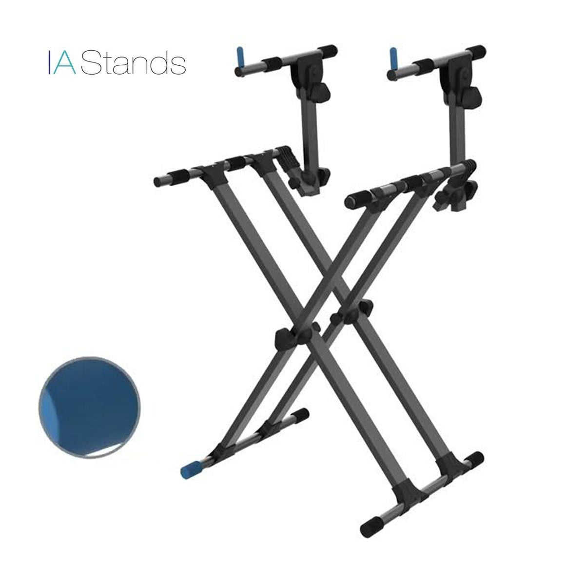 IA Stands TT14 Dual Braced 2-Tier Keyboard Stand