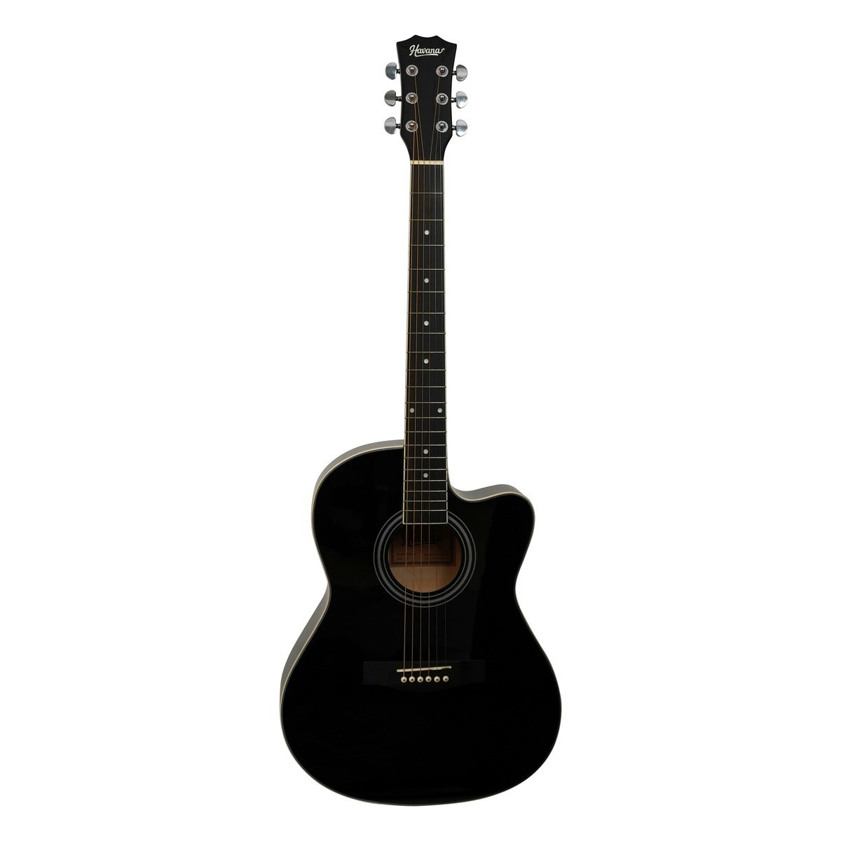 Havana HAC-39 Cutaway Acoustic Guitar - BK