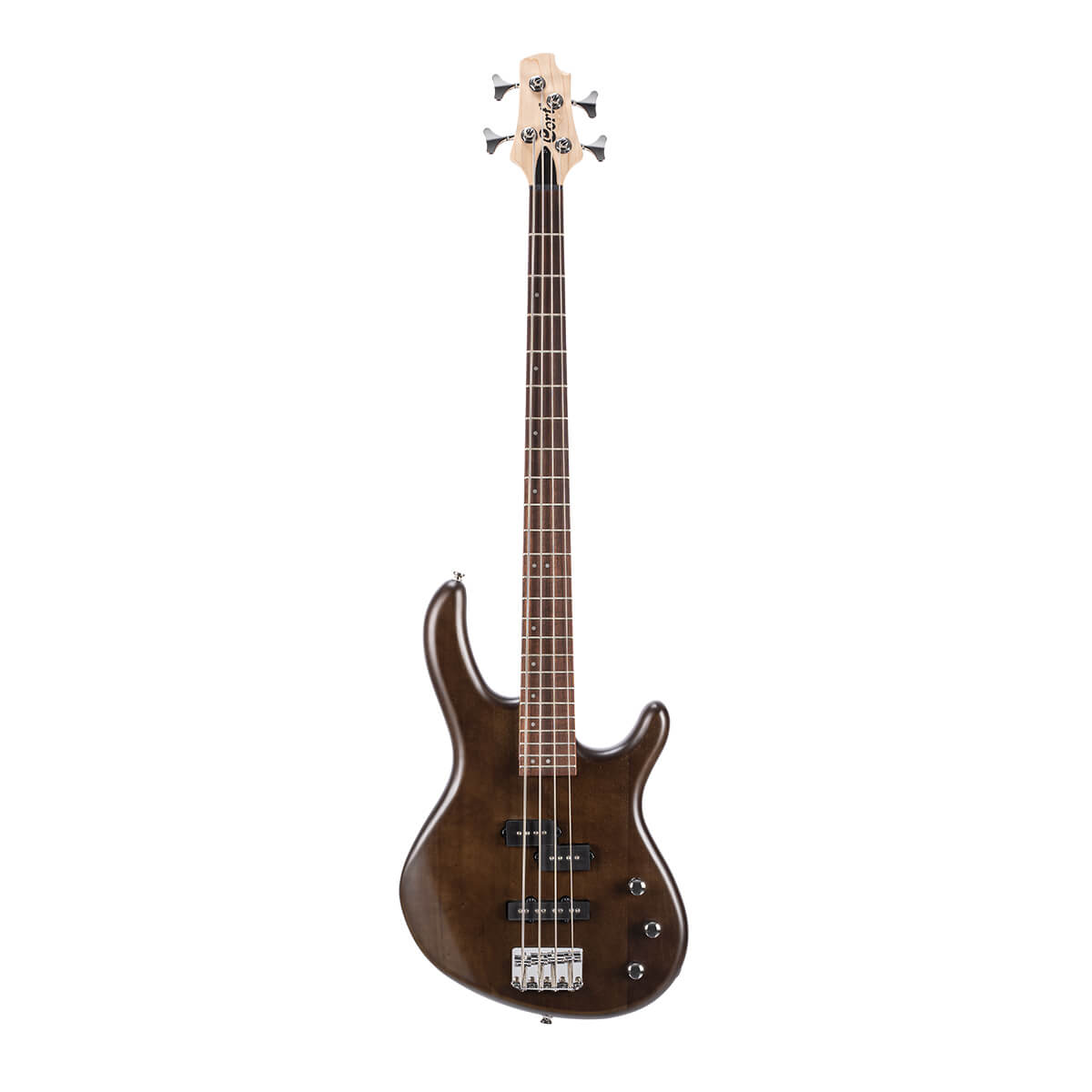 Cort Bass Guitar 4 Strings >Action PJ Open Pore Walnut