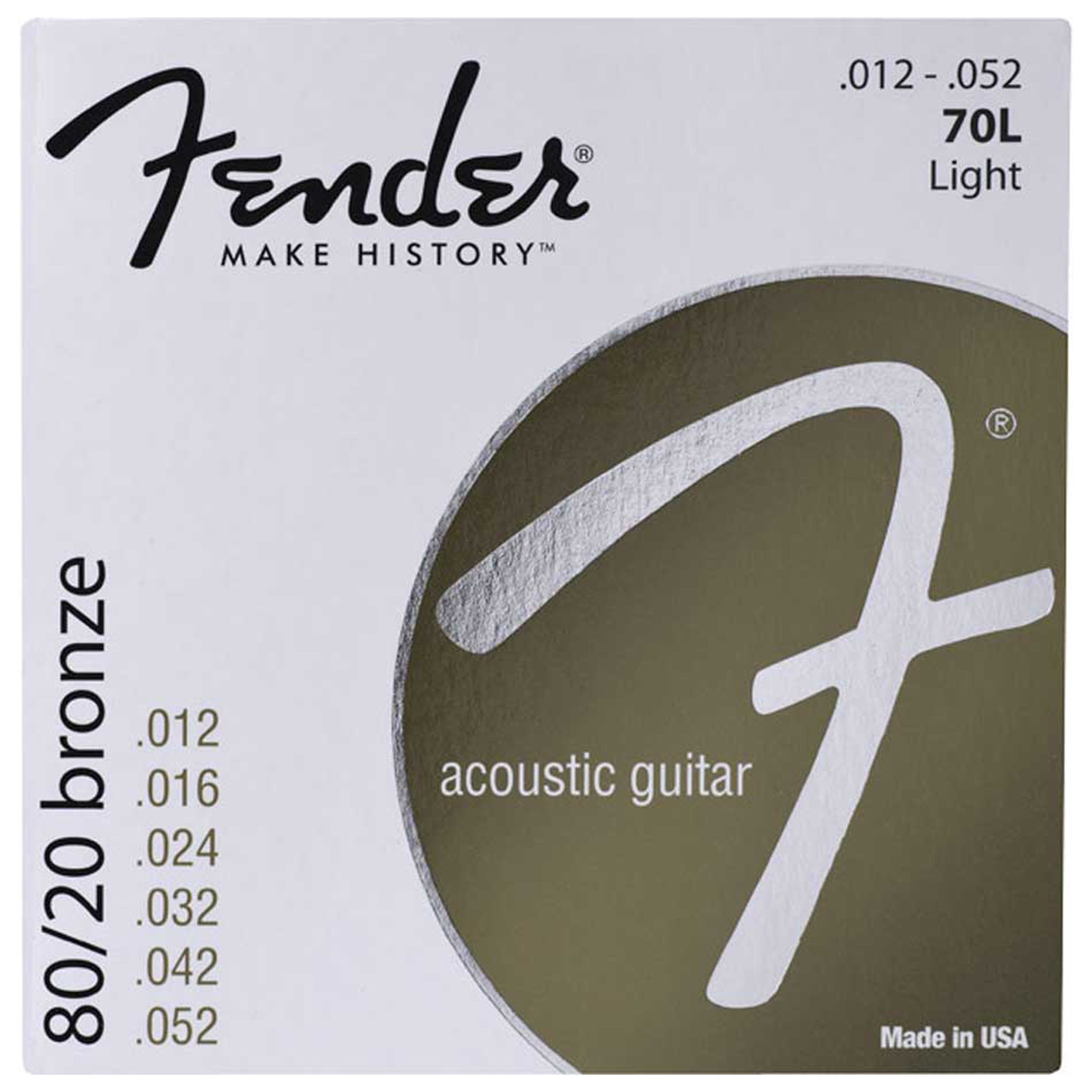 Fender Acoustic Guitar String 70L(0730070403)