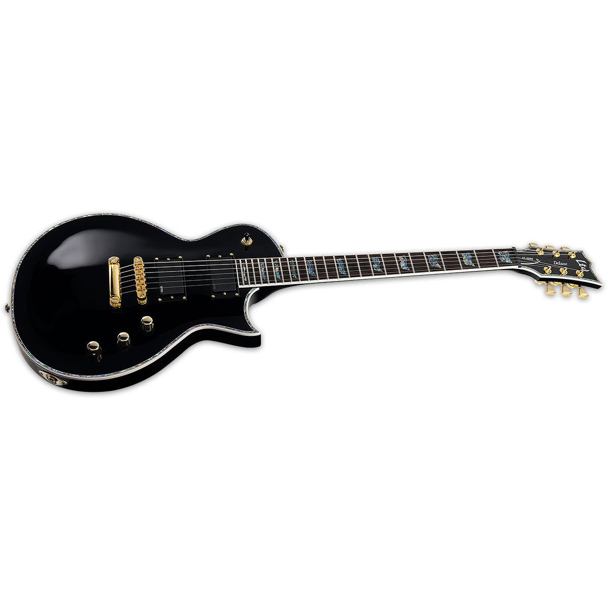 ESP LTD EC-1000S 6 String Electric Guitar - Black Fluence