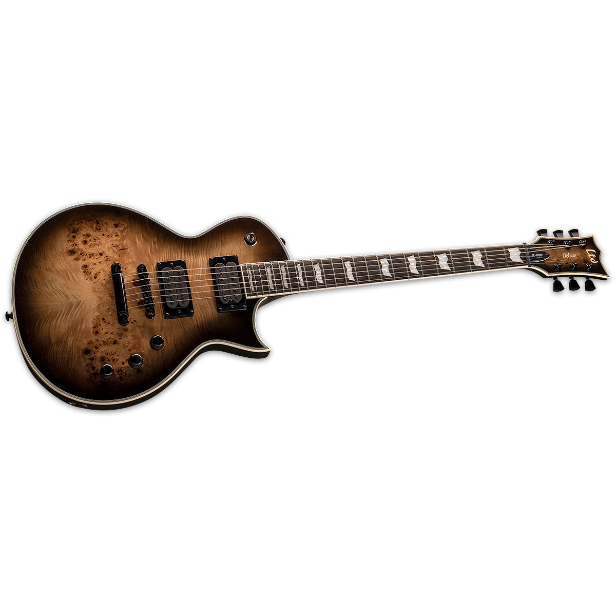 ESP LTD 1000 Series 6 String Electric Guitar - Black Natural Burst