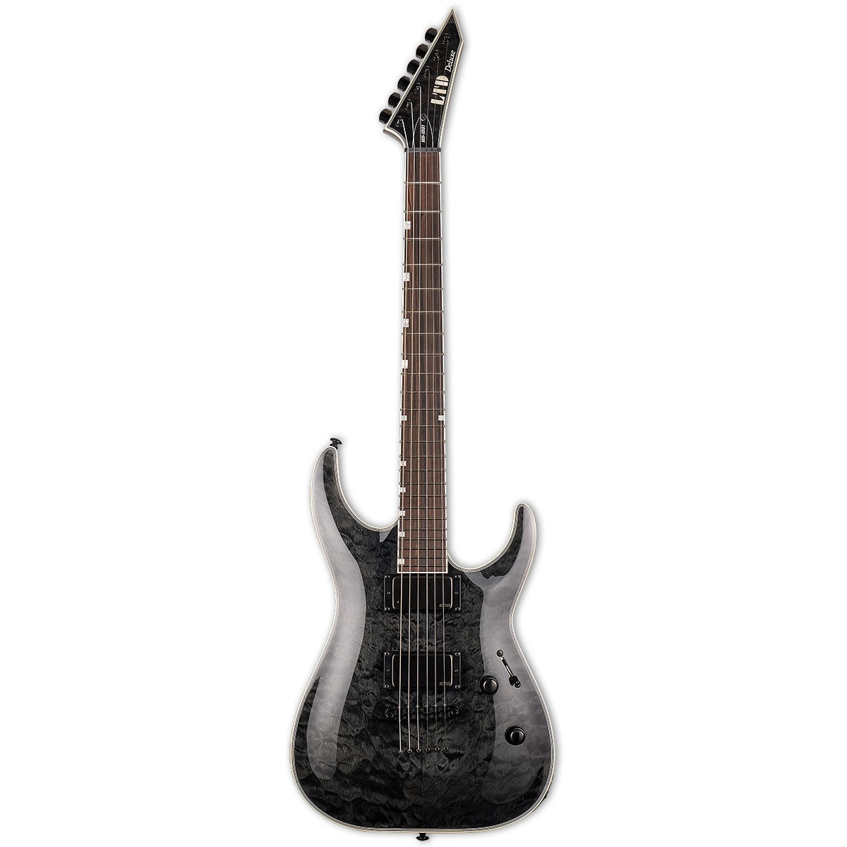 ESP LTD 1000 Series 6 String Electric Guitar - See Through Black