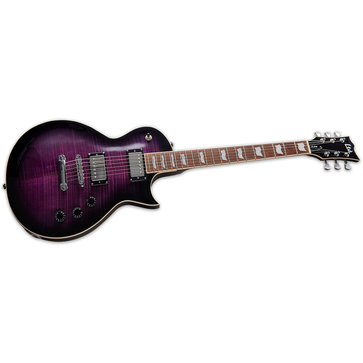 ESP LTD EC-256FM 6 String Electric Guitar - See Thru Purple Sunburst
