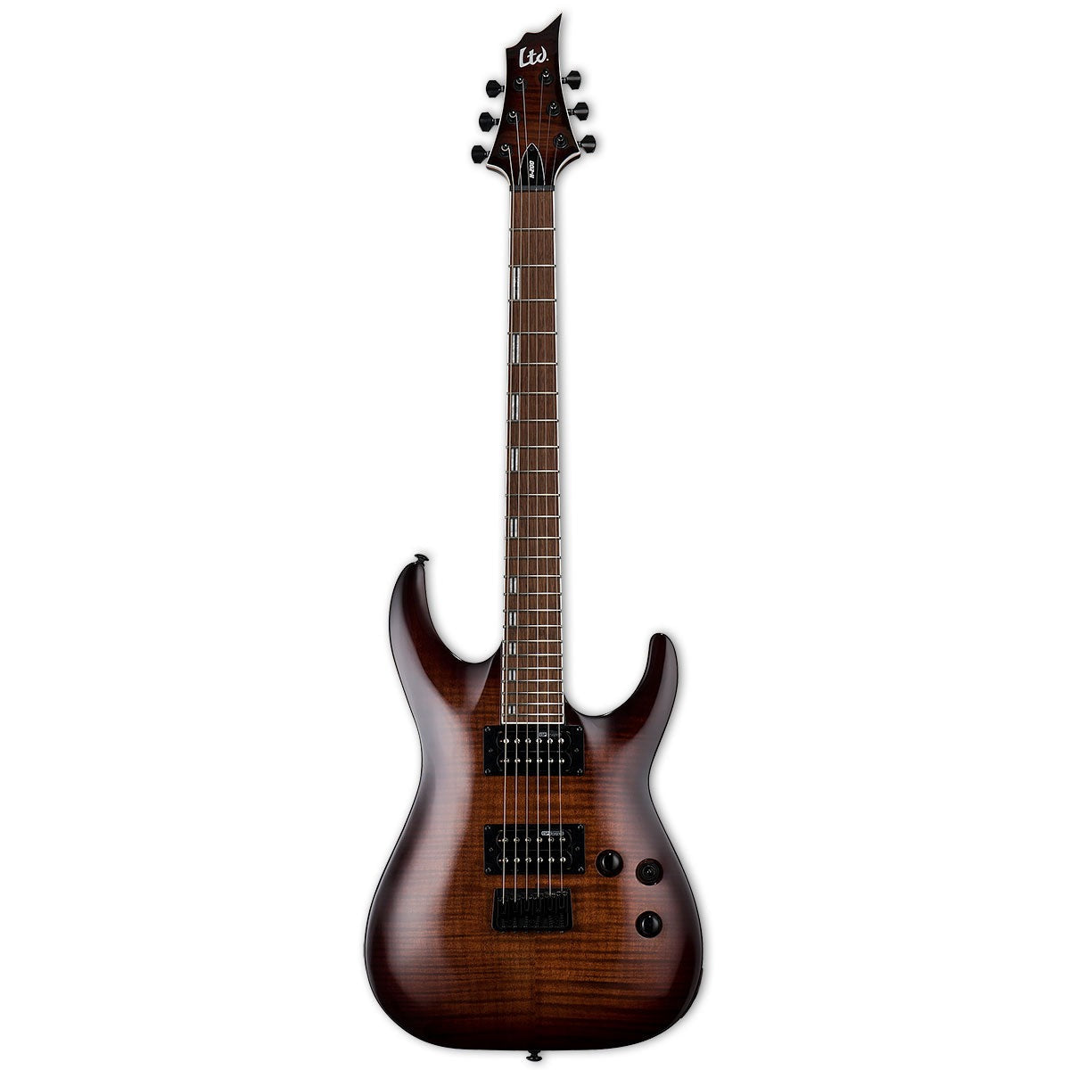 ESP LTD H-200FM 6 String Electric Guitar - Dark Brown Sunburst