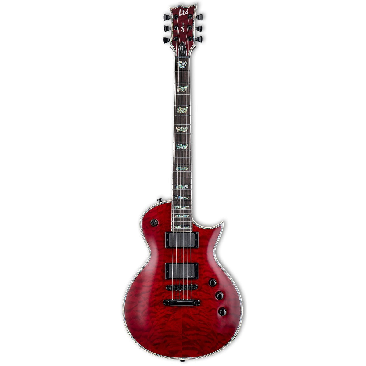 ESP LTD EC-1000 6 String Electric Guitar - See Through Black Cherry