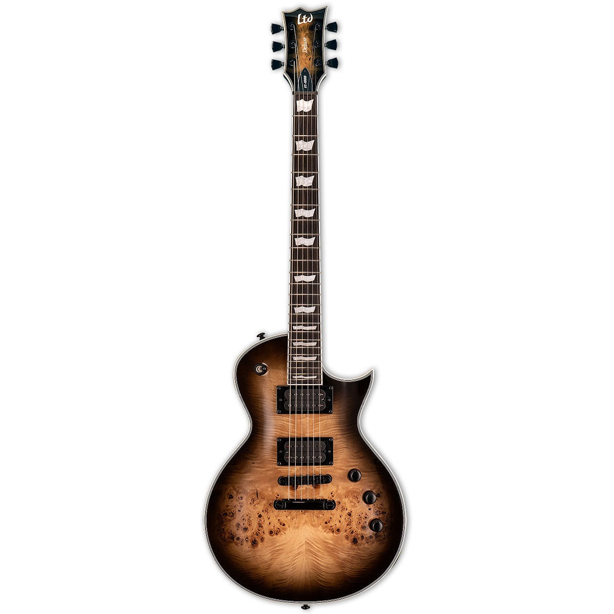 ESP LTD 1000 Series 6 String Electric Guitar - Black Natural Burst
